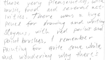 Earliest political memory of the day #101