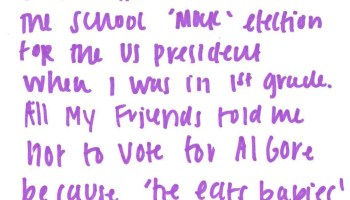 Earliest political memory of the day #118