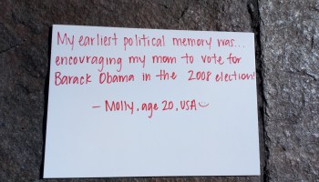 Earliest political memory of the day #146